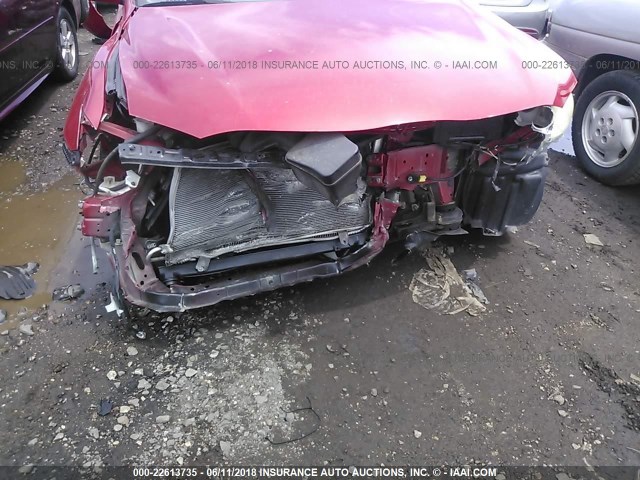 4T1BE46K97U020143 - 2007 TOYOTA CAMRY NEW GENERAT CE/LE/XLE/SE RED photo 6