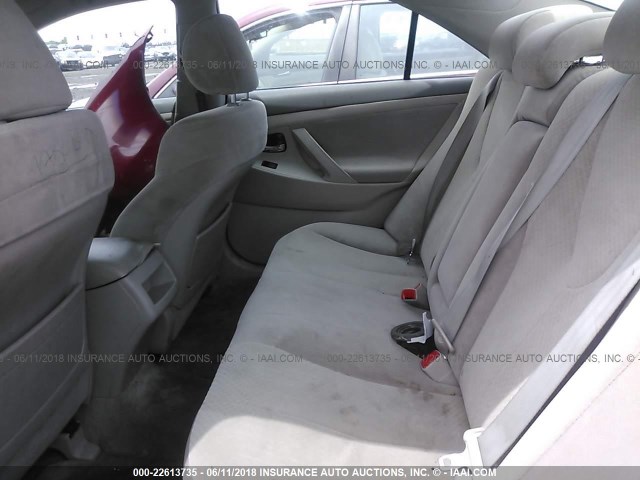 4T1BE46K97U020143 - 2007 TOYOTA CAMRY NEW GENERAT CE/LE/XLE/SE RED photo 8