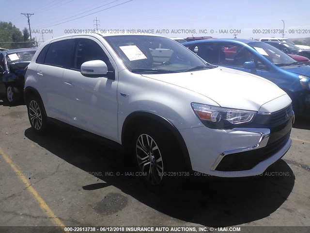 JA4AP3AW3GZ030839 - 2016 MITSUBISHI OUTLANDER SPORT ES/SE WHITE photo 1