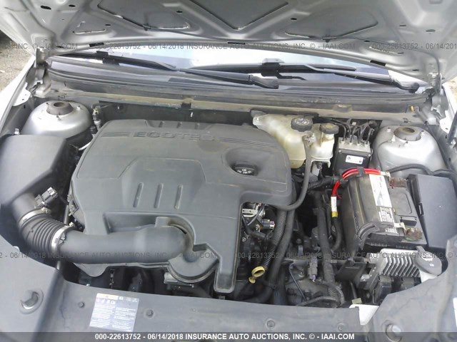 1G1ZE5E1XBF168017 - 2011 CHEVROLET MALIBU LTZ 灰色 照片 10