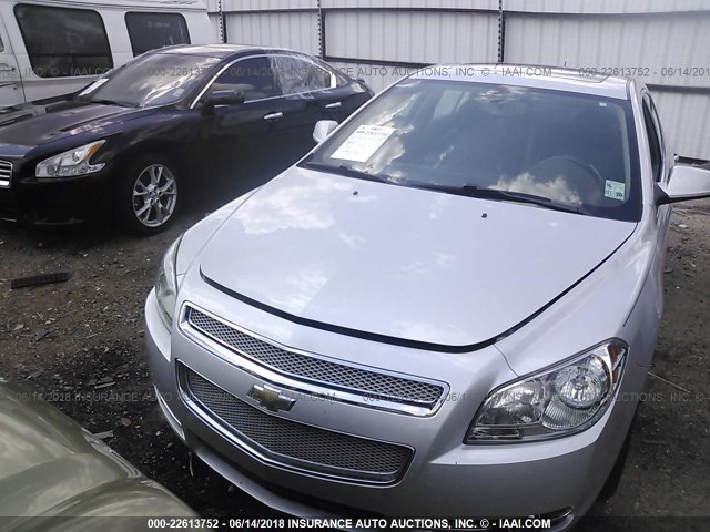 1G1ZE5E1XBF168017 - 2011 CHEVROLET MALIBU LTZ 灰色 照片 6