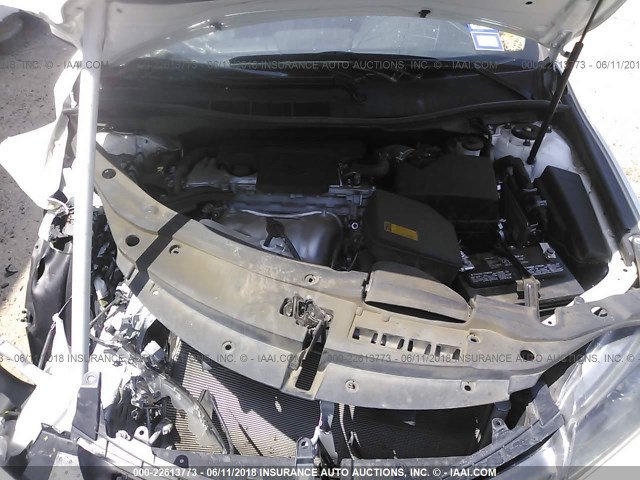 4T1BF1FK2FU024738 - 2015 TOYOTA CAMRY LE/XLE/SE/XSE WHITE photo 10
