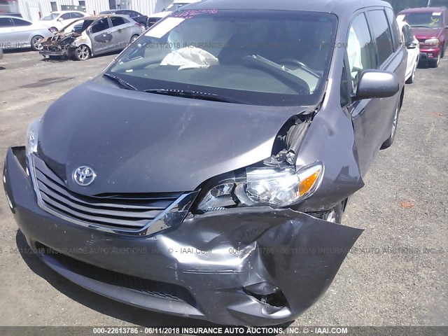 5TDYK3DC5FS577390 - 2015 TOYOTA SIENNA XLE/LIMITED GOLD photo 6