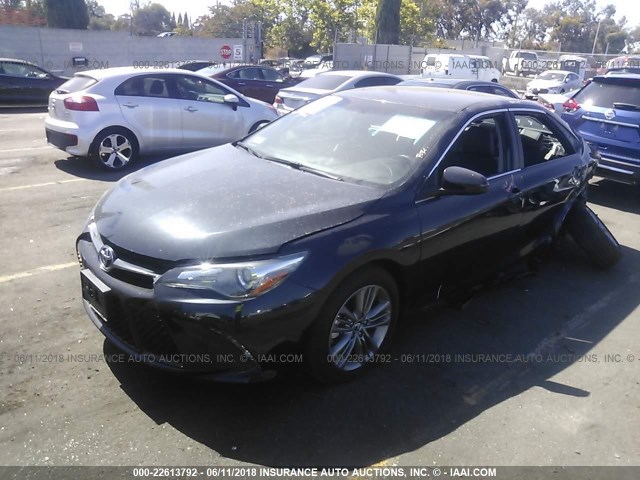 4T1BF1FK7GU178234 - 2016 TOYOTA CAMRY LE/XLE/SE/XSE Dark Blue photo 2