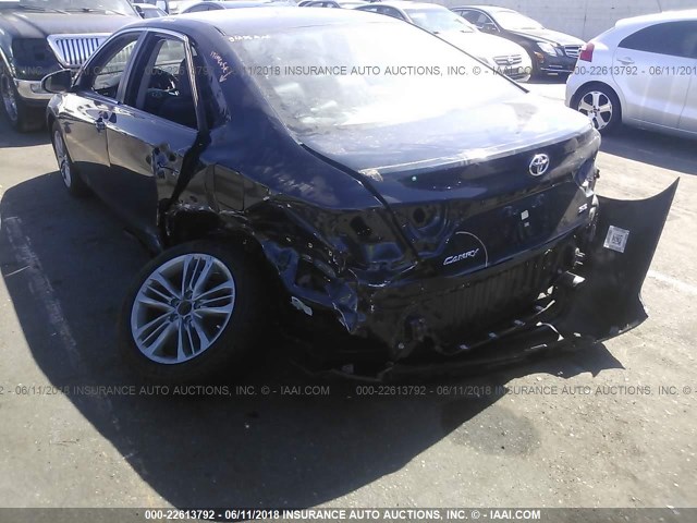 4T1BF1FK7GU178234 - 2016 TOYOTA CAMRY LE/XLE/SE/XSE Dark Blue photo 6