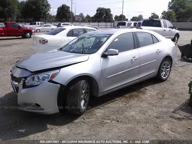 1G11C5SL0FF121156 - 2015 CHEVROLET MALIBU 1LT SILVER photo 2