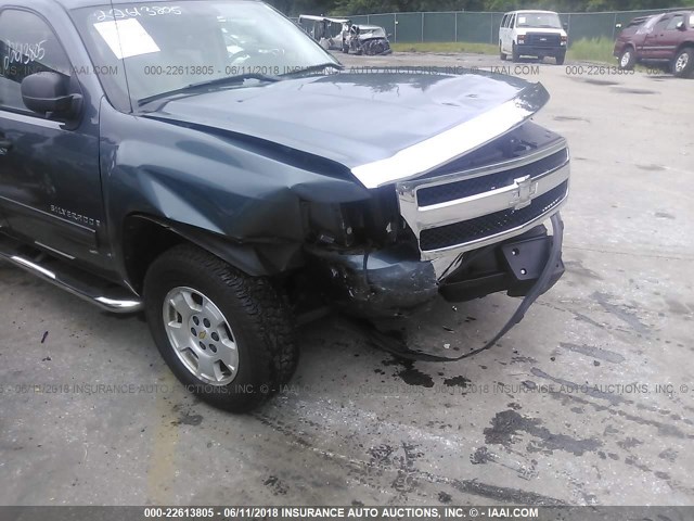 2GCEC29J491116811 - 2009 CHEVROLET SILVERADO C1500 LT GRAY photo 6