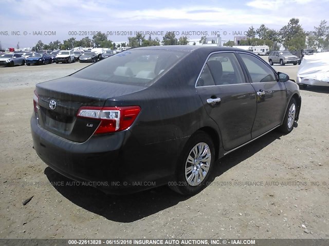 4T4BF1FK6ER348392 - 2014 TOYOTA CAMRY L/SE/LE/XLE 黑色 照片 4