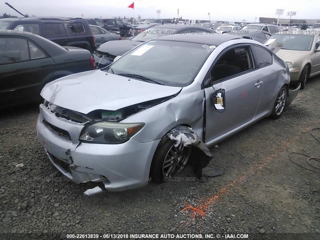JTKDE177960137578 - 2006 TOYOTA SCION TC 银色 照片 2