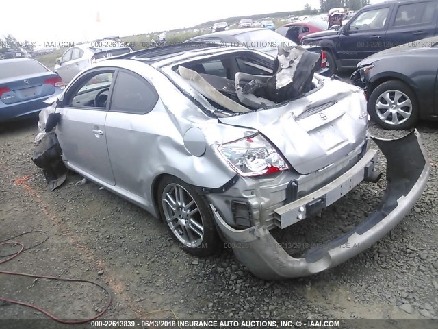 JTKDE177960137578 - 2006 TOYOTA SCION TC 银色 照片 3