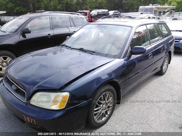 4S3BH635037306963 - 2003 SUBARU LEGACY L/L SPECIAL Dark Blue photo 2