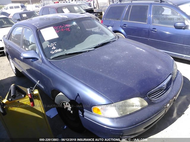 1YVGF22C3X5844301 - 1999 MAZDA 626 ES/LX BLUE photo 1