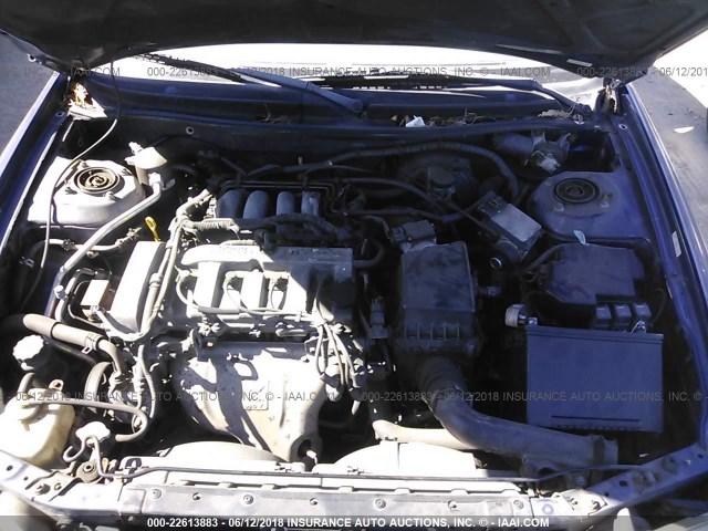 1YVGF22C3X5844301 - 1999 MAZDA 626 ES/LX BLUE photo 10