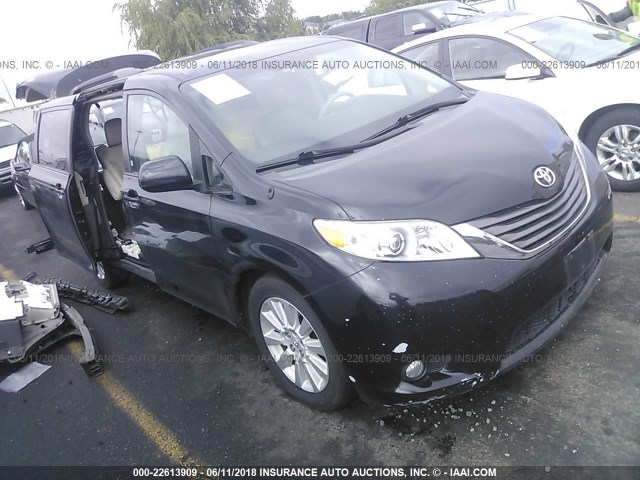 5TDDK3DC3BS024892 - 2011 TOYOTA SIENNA XLE/LIMITED BLACK photo 1