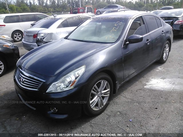 JN1CV6AP6DM719252 - 2013 INFINITI G37 JOURNEY/SPORT Dark Blue photo 2