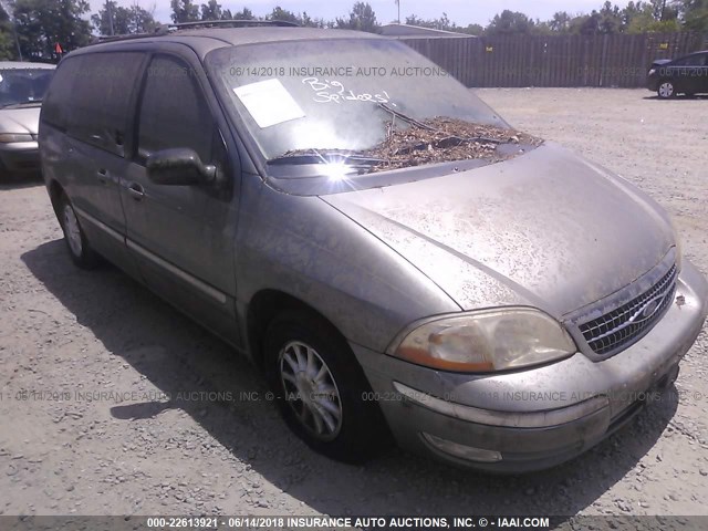 2FMZA5245XBB28434 - 1999 FORD WINDSTAR SE GREEN photo 1