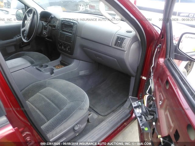 1FMZU73W82ZB55930 - 2002 FORD EXPLORER XLT RED photo 5