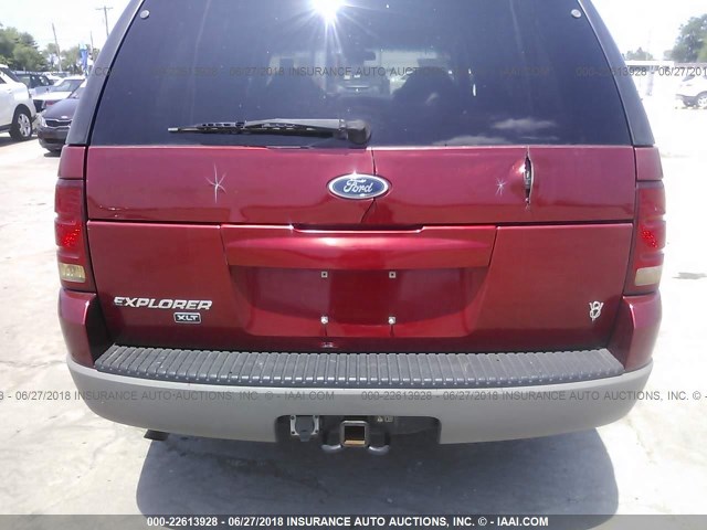 1FMZU73W82ZB55930 - 2002 FORD EXPLORER XLT RED photo 6