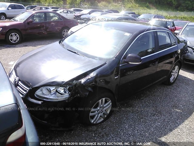 3VWEF71K57M134164 - 2007 VOLKSWAGEN JETTA WOLFSBURG 黑色 照片 2