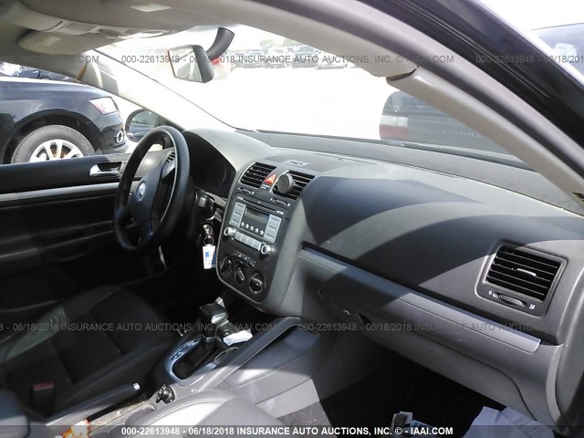 3VWEF71K57M134164 - 2007 VOLKSWAGEN JETTA WOLFSBURG 黑色 照片 5