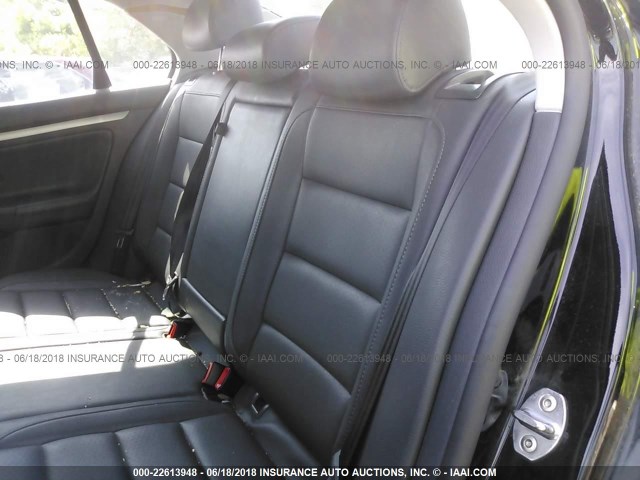 3VWEF71K57M134164 - 2007 VOLKSWAGEN JETTA WOLFSBURG 黑色 照片 8
