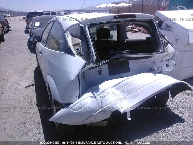 1FAFP31N47W286966 - 2007 FORD FOCUS ZX3/S/SE/SES WHITE photo 6