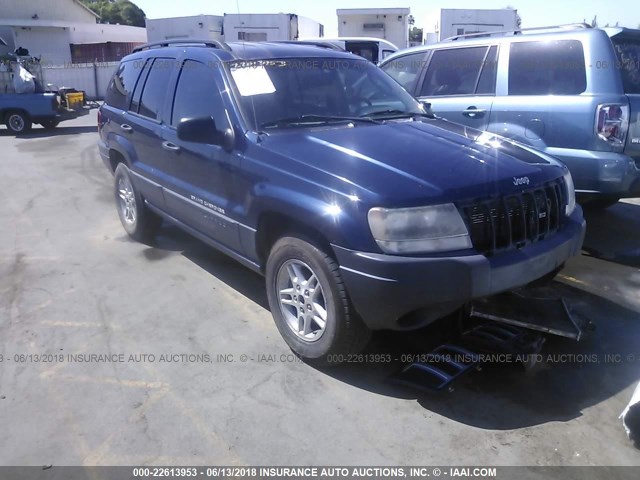 1J4GW48S64C275090 - 2004 JEEP GRAND CHEROKEE LAREDO/COLUMBIA/FREEDOM 蓝色 照片 1