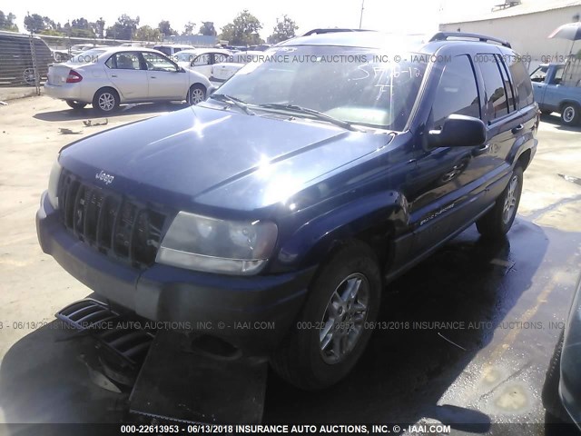 1J4GW48S64C275090 - 2004 JEEP GRAND CHEROKEE LAREDO/COLUMBIA/FREEDOM 蓝色 照片 2