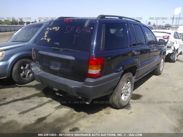 1J4GW48S64C275090 - 2004 JEEP GRAND CHEROKEE LAREDO/COLUMBIA/FREEDOM 蓝色 照片 4