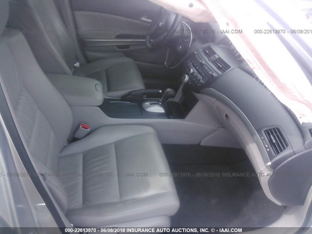 JHMCP26828C079360 - 2008 HONDA ACCORD EXL SILVER photo 5