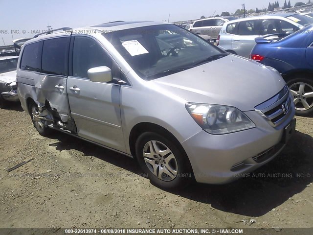 5FNRL38686B404635 - 2006 HONDA ODYSSEY EXL SILVER photo 1