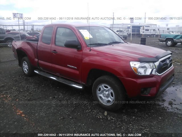 5TFTX4CN2DX022974 - 2013 TOYOTA TACOMA ACCESS CAB Қызыл фото 1
