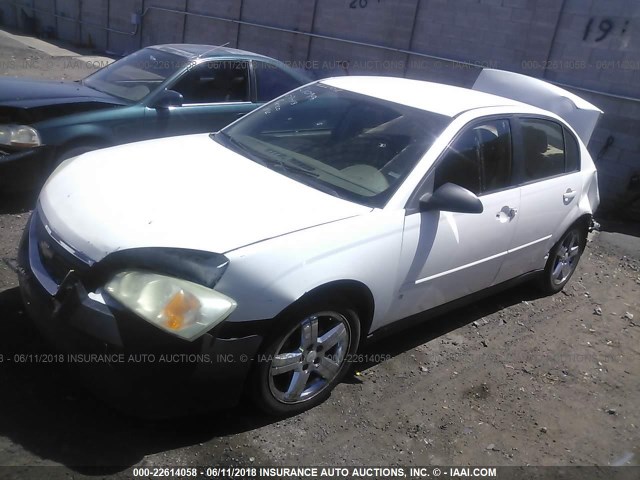 1G1ZS58F47F203884 - 2007 CHEVROLET MALIBU LS WHITE photo 2