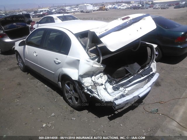 1G1ZS58F47F203884 - 2007 CHEVROLET MALIBU LS WHITE photo 3