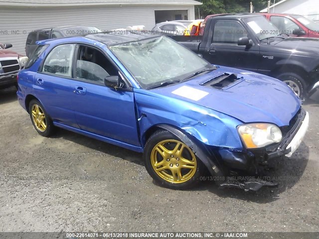 JF1GG29614H803815 - 2004 SUBARU IMPREZA WRX BLUE photo 1