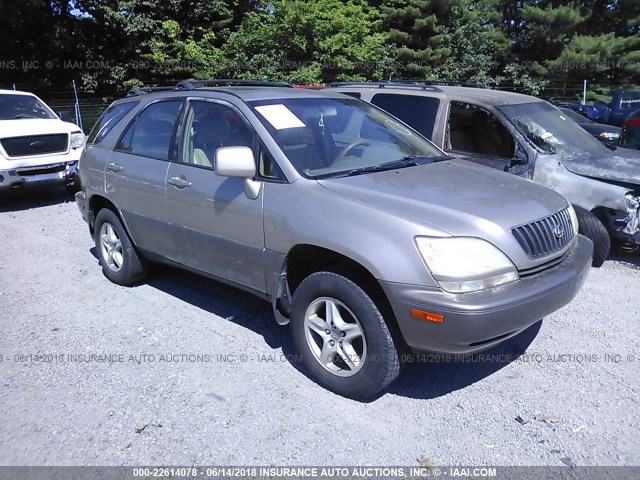 JT6HF10U8X0074746 - 1999 LEXUS RX 300 GOLD photo 1