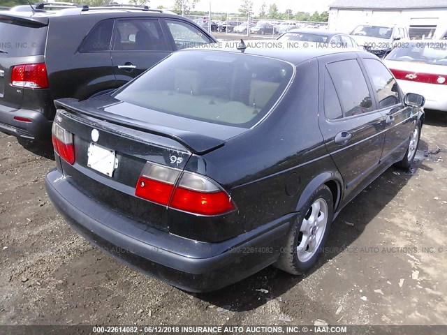 YS3EF48Z613034483 - 2001 SAAB 9-5 SE BLACK photo 4