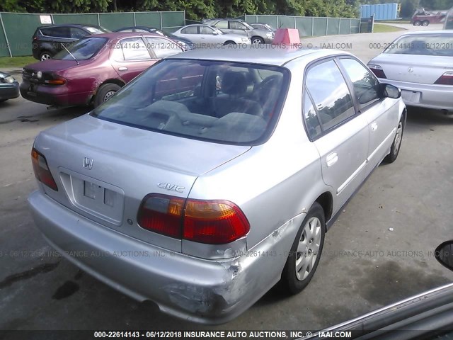 2HGEJ6610YH548336 - 2000 HONDA CIVIC SE SILVER photo 4