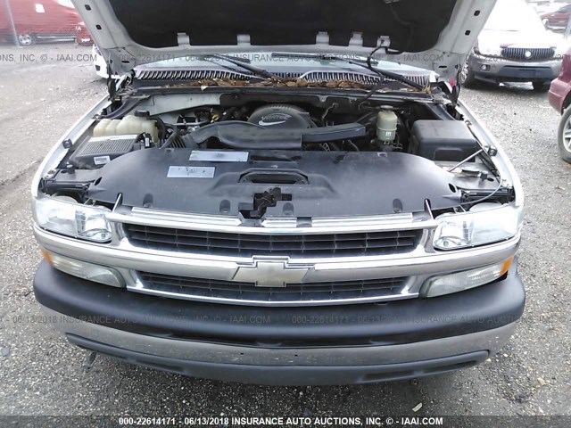 1GNEC13Z02R243150 - 2002 CHEVROLET TAHOE C1500 WHITE photo 10