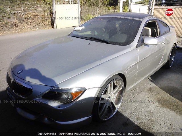 WBAEH73414B190873 - 2004 BMW 645 CI AUTOMATIC CREAM photo 2