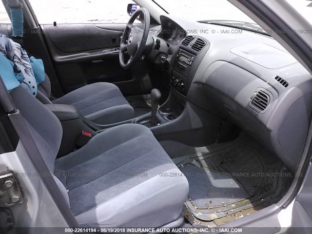 JM1BJ2216Y0224795 - 2000 MAZDA PROTEGE ES SILVER photo 5