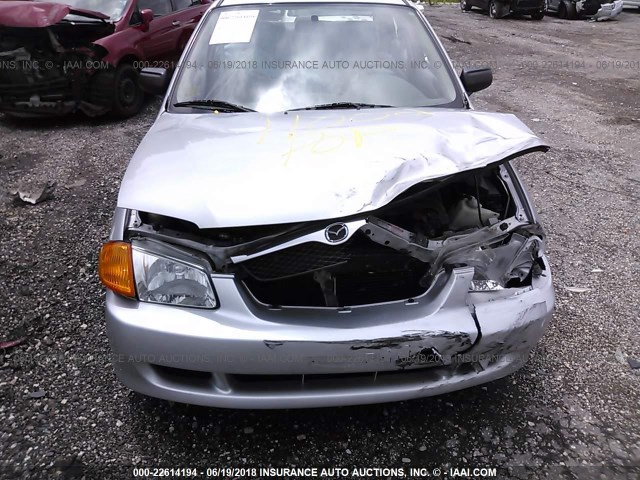 JM1BJ2216Y0224795 - 2000 MAZDA PROTEGE ES SILVER photo 6