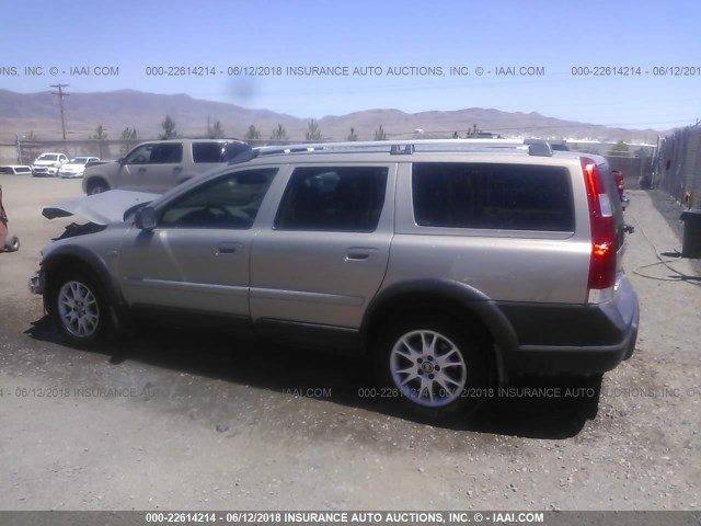 YV1SZ592651178524 - 2005 VOLVO XC70 CREAM photo 3