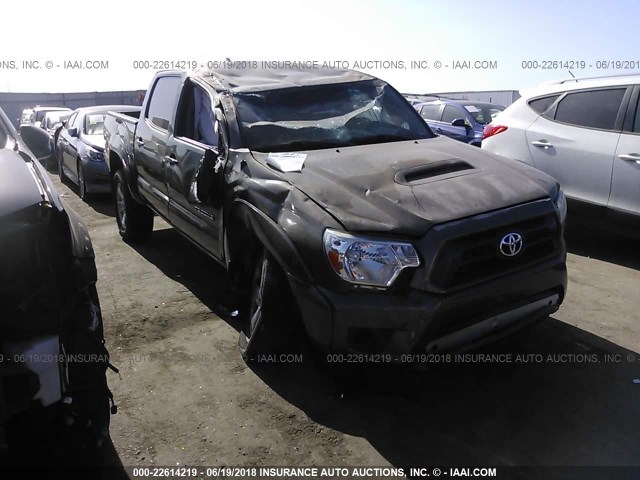 3TMLU4EN8FM171047 - 2015 TOYOTA TACOMA DOUBLE CAB/TRD PRO BROWN photo 1