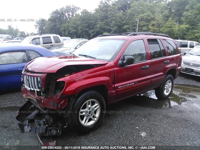 1J8GW48S94C254362 - 2004 JEEP GRAND CHEROKEE LAREDO/COLUMBIA/FREEDOM 红色 照片 2