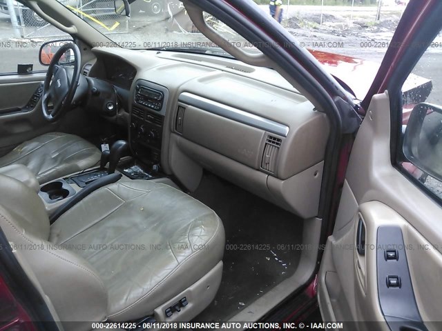 1J8GW48S94C254362 - 2004 JEEP GRAND CHEROKEE LAREDO/COLUMBIA/FREEDOM 红色 照片 5