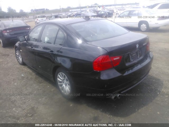 WBAPK535X9A512978 - 2009 BMW 328 XI SULEV BLACK photo 3