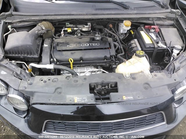 1G1JA5SH4G4134166 - 2016 CHEVROLET SONIC LS 黑色 照片 10