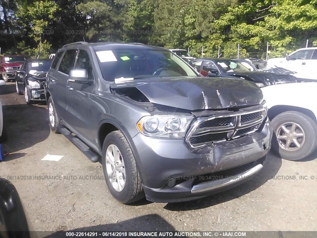 1C4RDHDG4DC508882 - 2013 DODGE DURANGO CREW GRAY photo 1