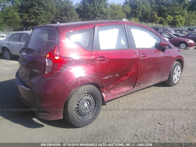 3N1CE2CP5HL363950 - 2017 NISSAN VERSA NOTE S/S PLUS/SV/SL/SR RED photo 6